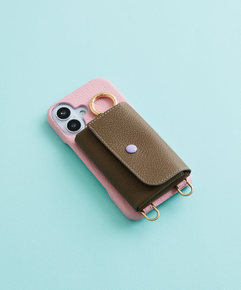 iPhone Case (iPhone16,17) - Pink × Topo MULTI COL – MOLINI（モリニ