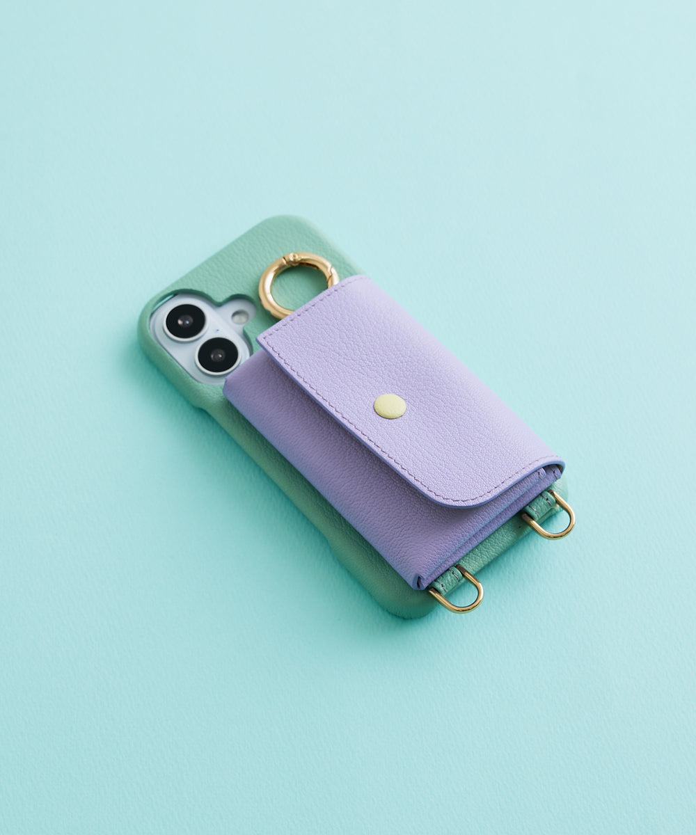 iPhone Case (iPhone16,17) - Jade Green × Lavender MULTI COL