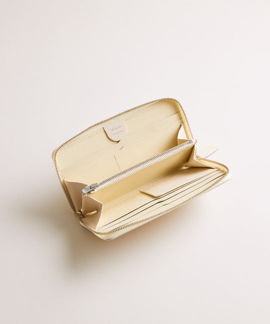 新型】Mini Round Zip Long Wallet- Off-white – MOLINI（モリニ