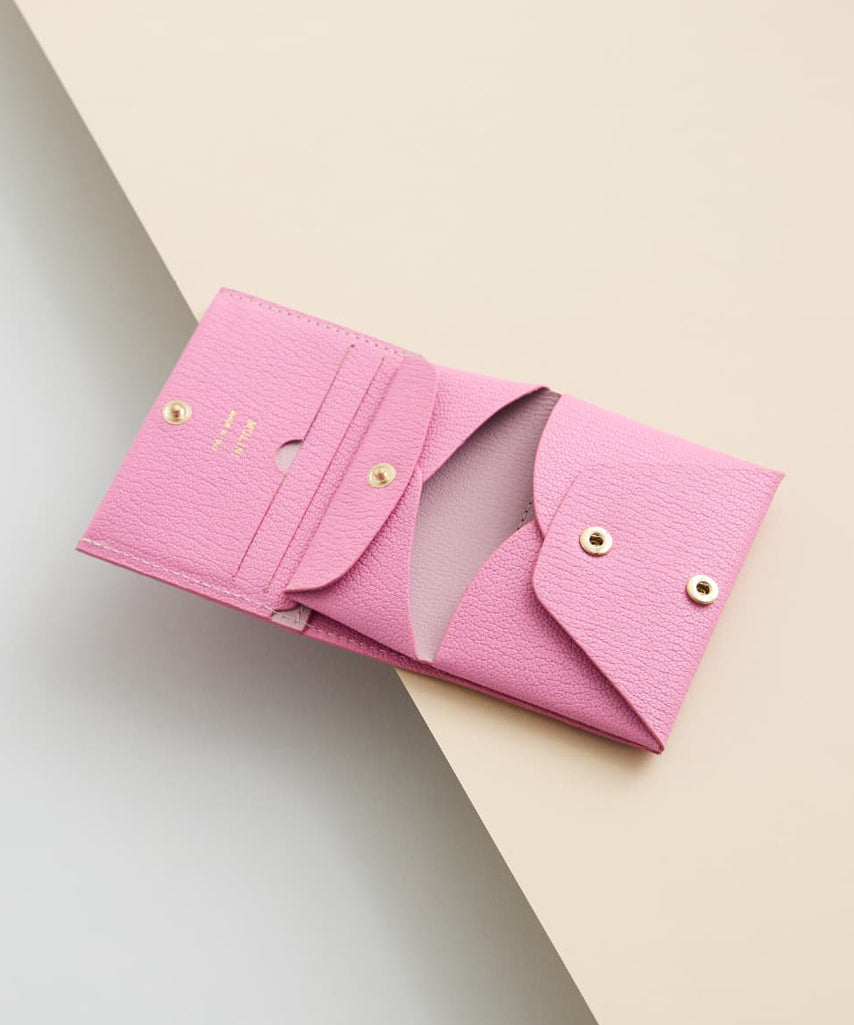 【新色/再入荷】　Bifold Compact Wallet - Pink× Pink