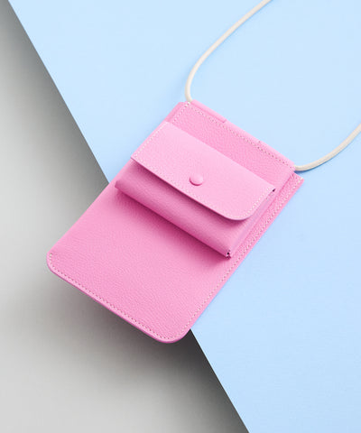 【新色】Phone Shoulder Wallet - Pink