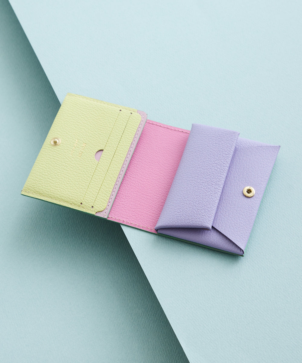 再入荷】Bifold Compact Wallet - Olive × Gray – MOLINI