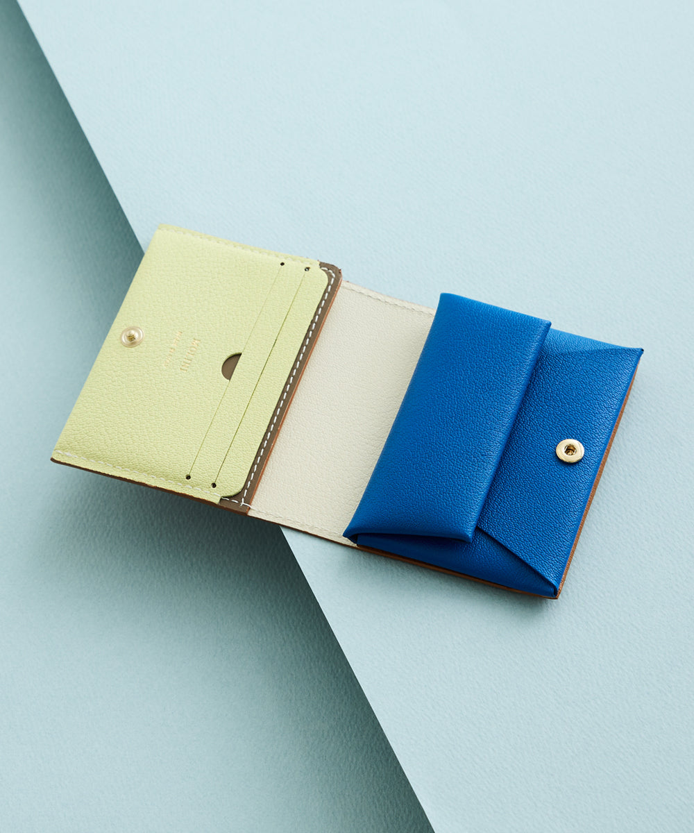 Bifold Compact Wallet - Camel × MULTI COL – MOLINI（モリニ