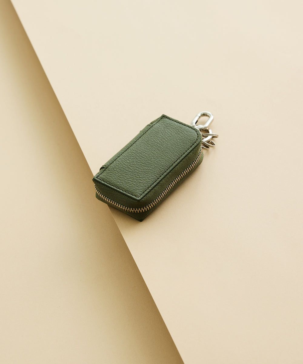 【新型】Key Case -Olive × Gray