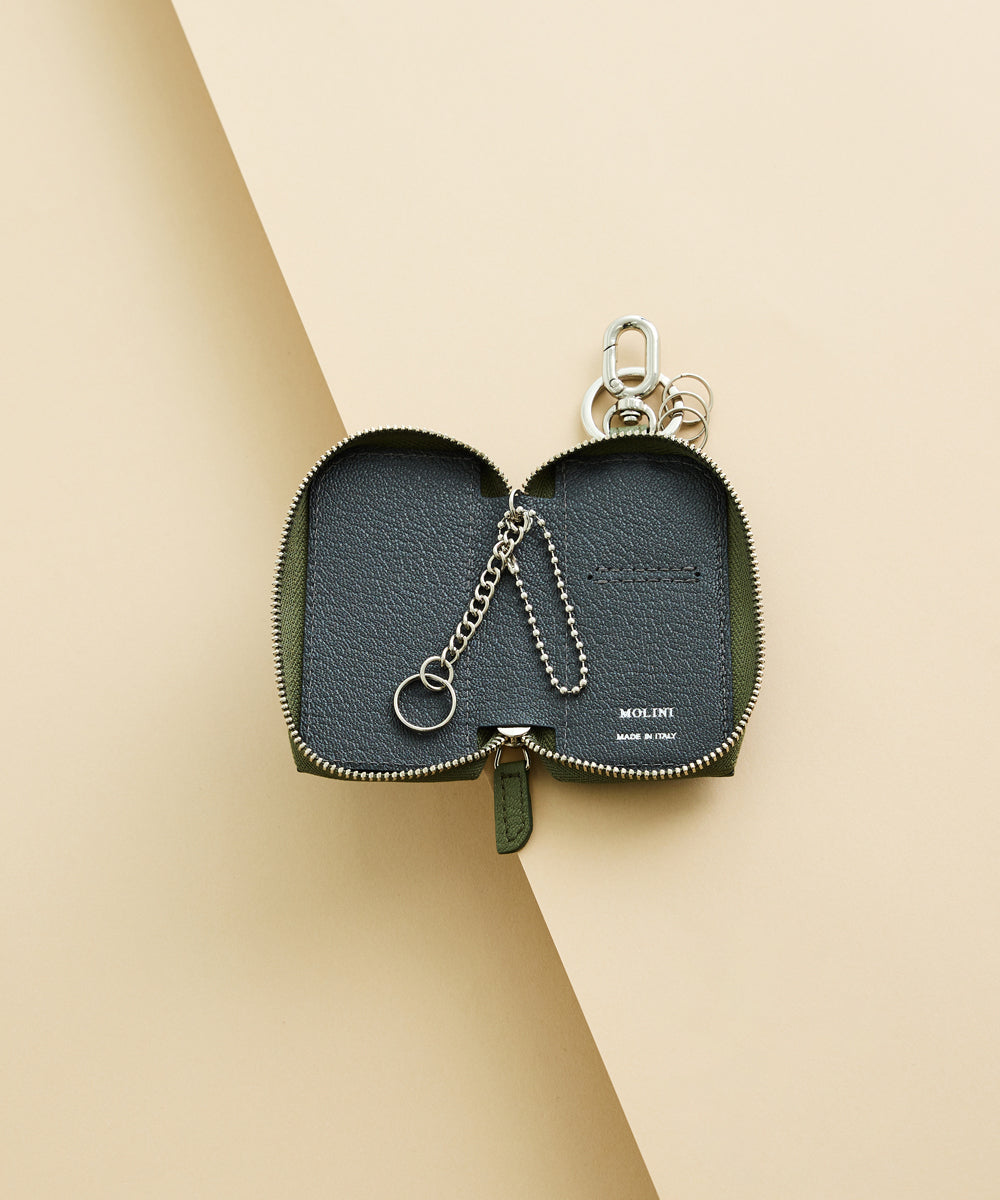 【新型】Key Case -Olive × Gray