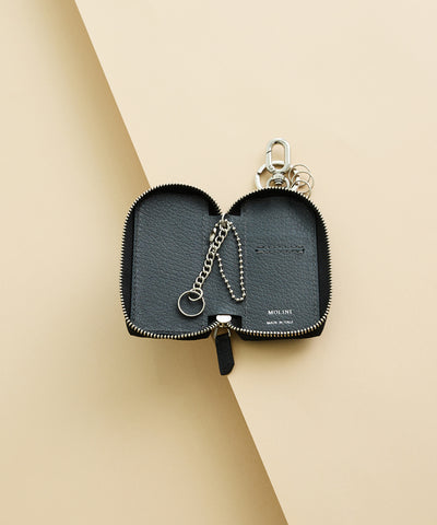 【新型】Key Case- Black × Gray