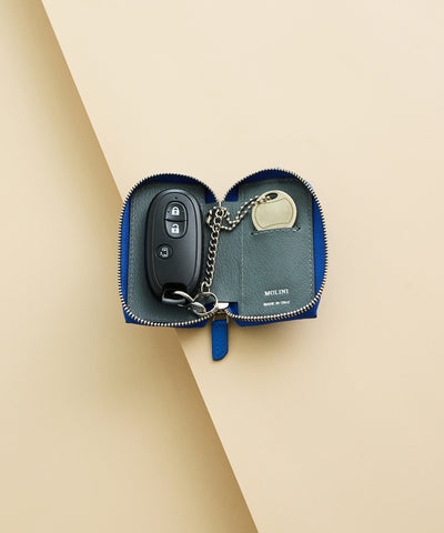 【新型】Key Case -Blue × Gray