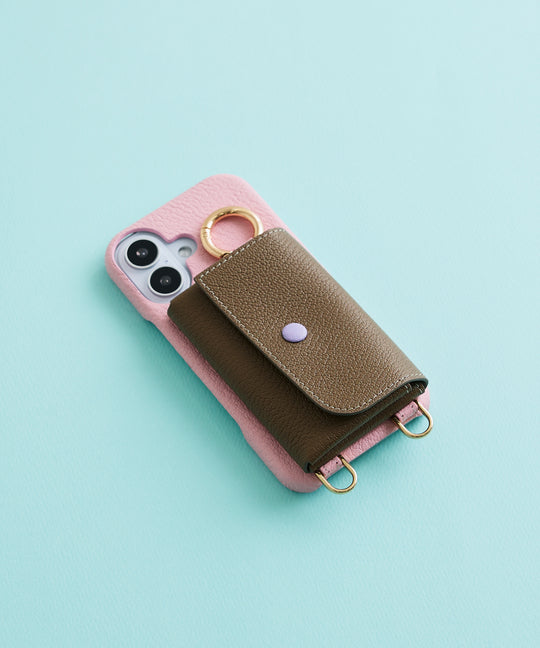 iPhone Case (iPhone16,17) - Pink × Topo MULTI COL – MOLINI（モリニ
