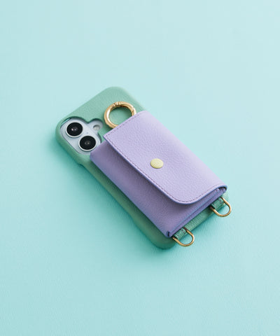 iPhone Case (iPhone16,17) - Jade Green × Lavender MULTI COL