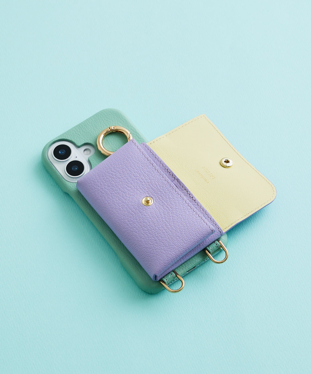 iPhone Case (iPhone16,17) - Jade Green × Lavender MULTI COL