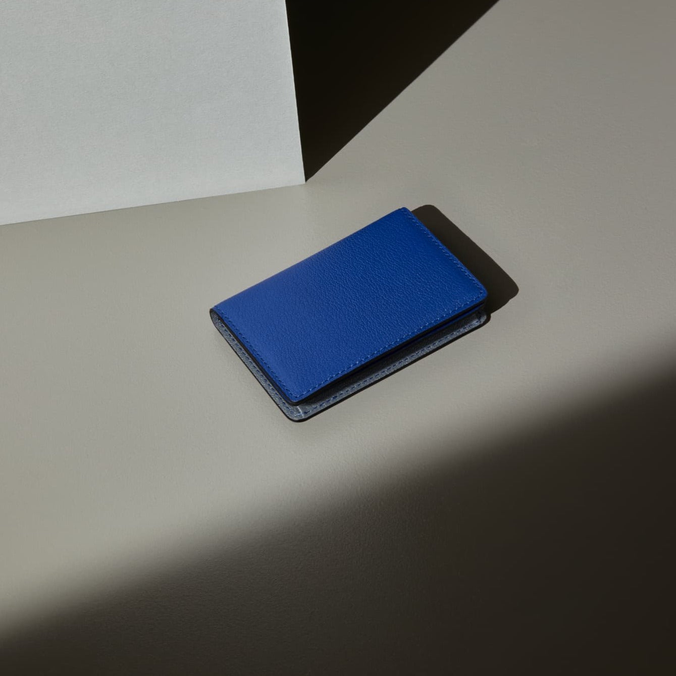 Card Holder -  Blue × Gray