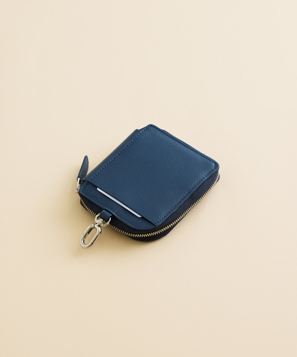MOLINI ネイビー レザー キーケース Key Case W - Navy – MOLINI（モリニ）オフィシャルオンラインストア