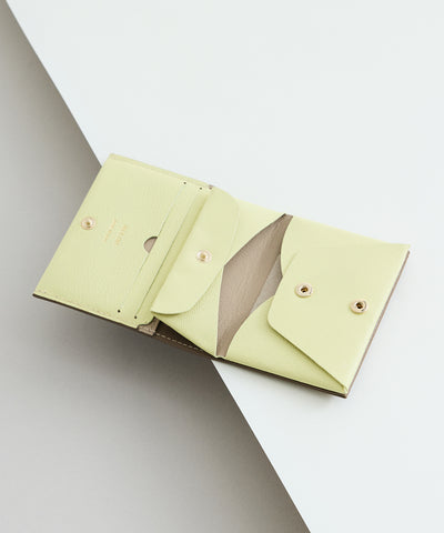 【再入荷】Bifold Compact Wallet -Topo×yellow