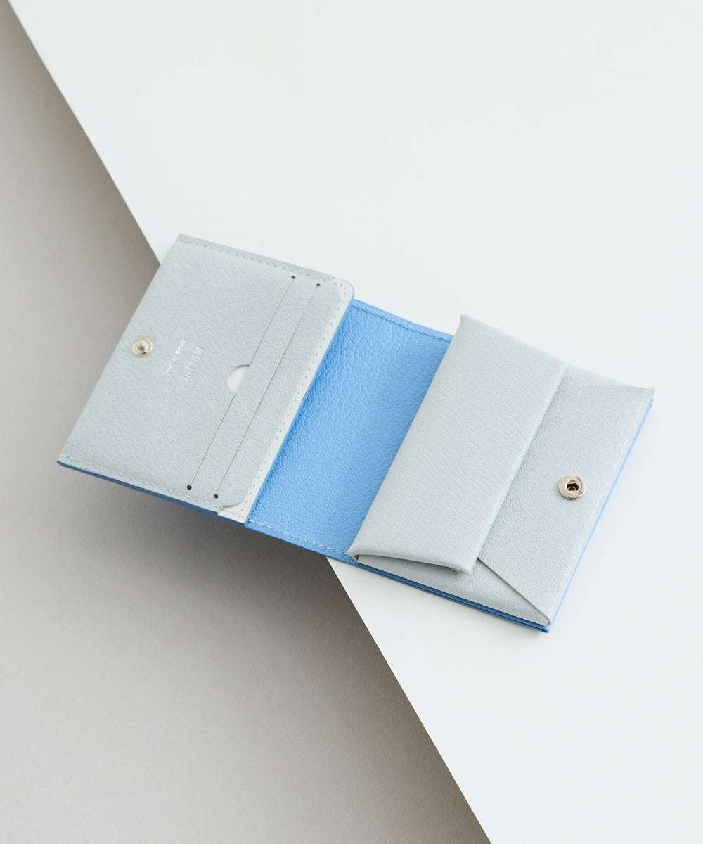 【再入荷】Bifold Compact Wallet -Bluevista×Polaire