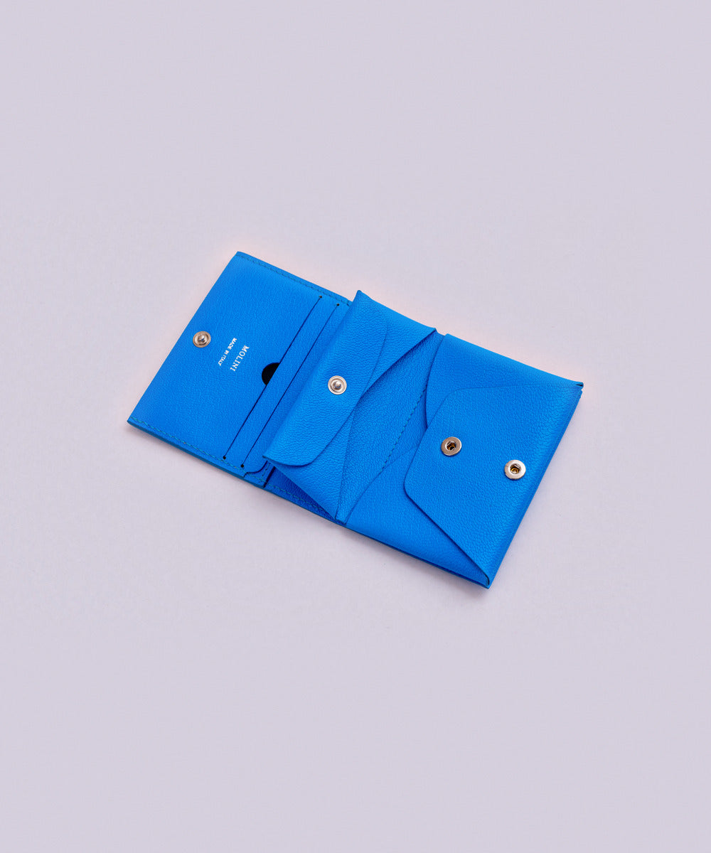 Bifold Compact Wallet - FLUO BLUE - AYA KANEKO別注 – MOLINI