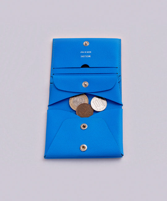Bifold Compact Wallet - FLUO BLUE - AYA KANEKO別注 – MOLINI