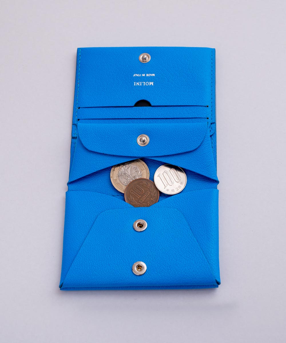8月11日発売】Bifold Compact Wallet - FLUO BLUE - AYA KANEKO別注