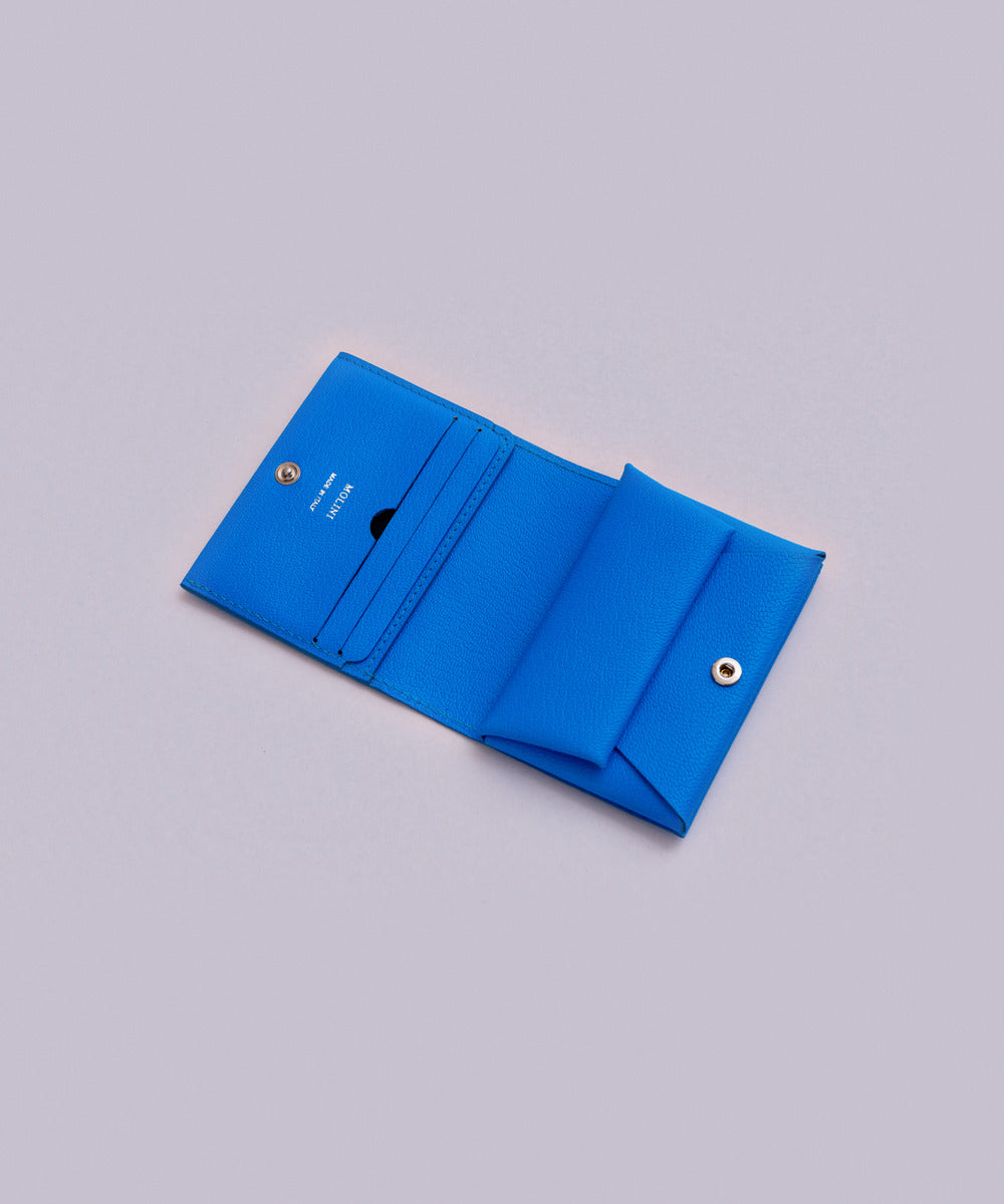 Bifold Compact Wallet - FLUO BLUE - AYA KANEKO別注 – MOLINI