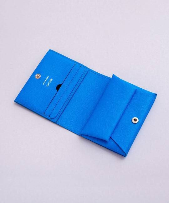 8月11日発売】Bifold Compact Wallet - FLUO BLUE - AYA KANEKO別注