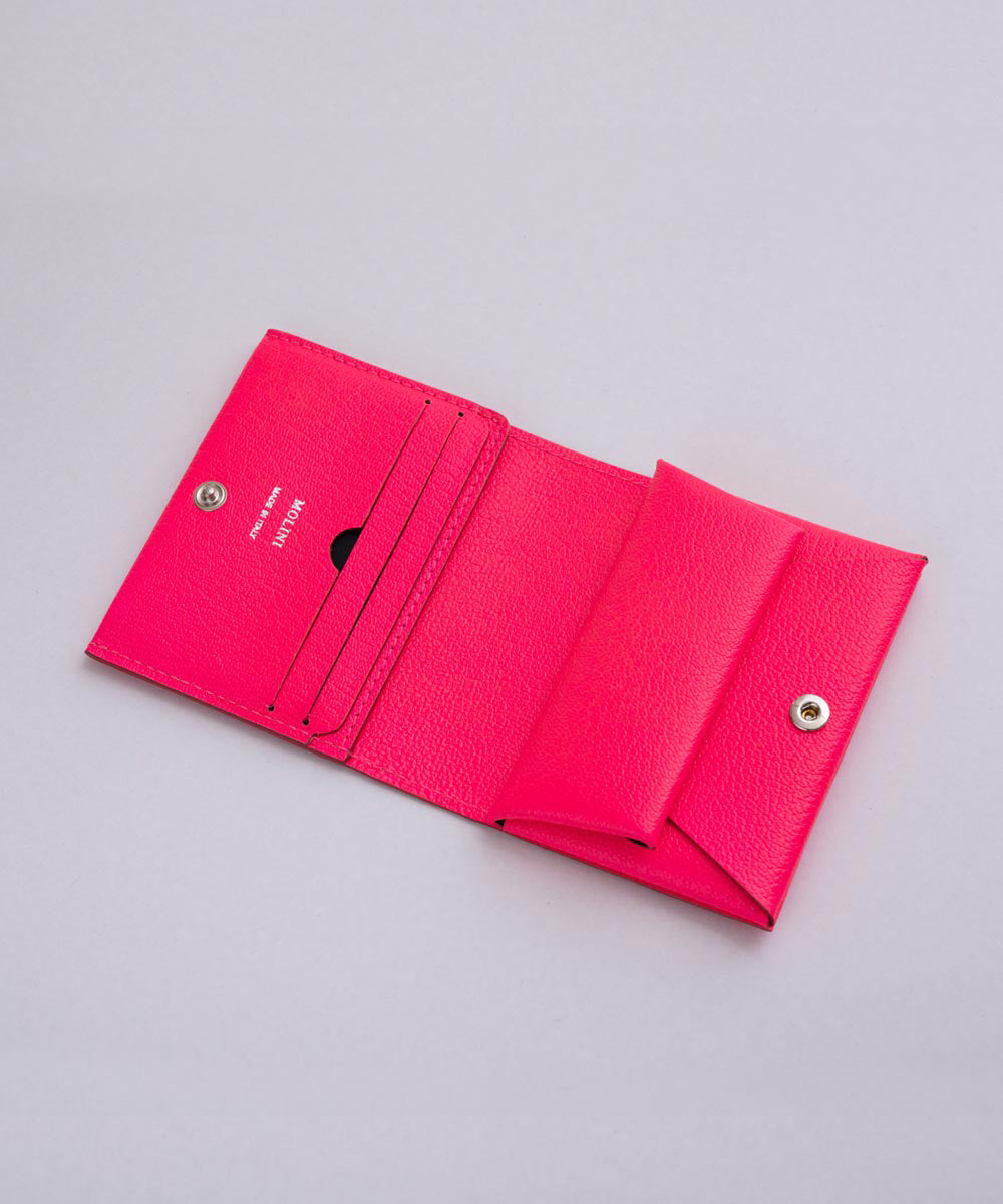 8月11日発売】Bifold Compact Wallet - FLUO PINK - AYA KANEKO別注