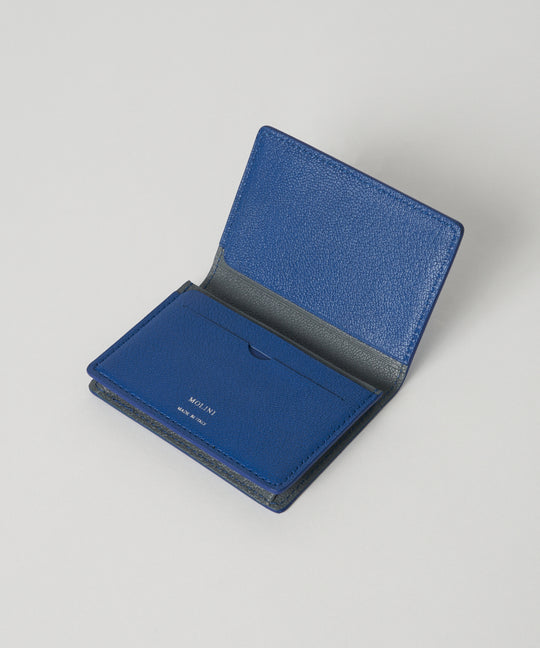 再入荷】Card Holder - Blue × Gray – MOLINI（モリニ