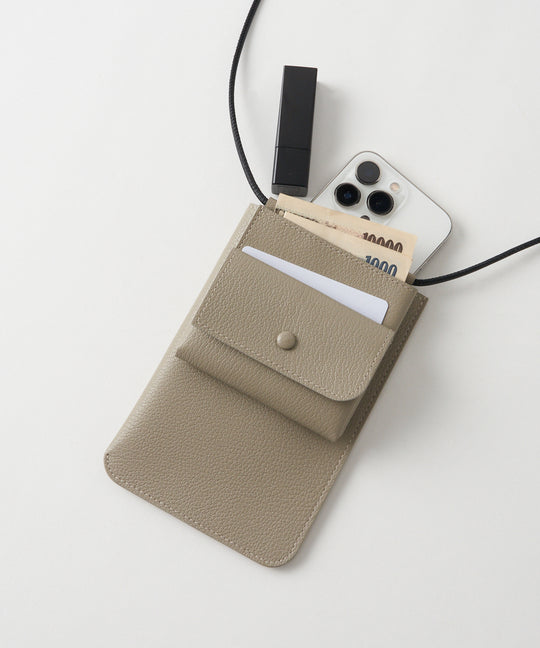 Phone Shoulder Wallet - Beige – MOLINI（モリニ）オフィシャル