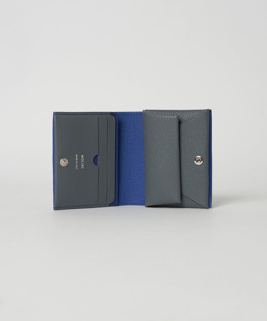 再入荷】 Bifold Compact Wallet - Black × Gray – MOLINI