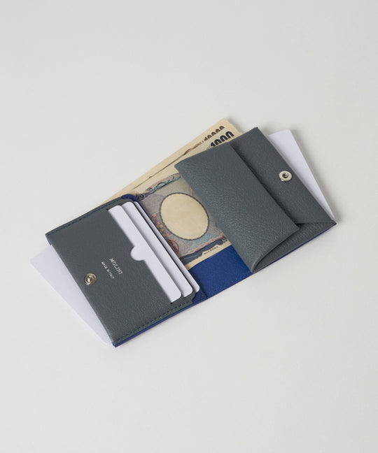 MOLINI 二つ折り財布 ブラックxグレー new_ML232YTBCW1002-bluegray-