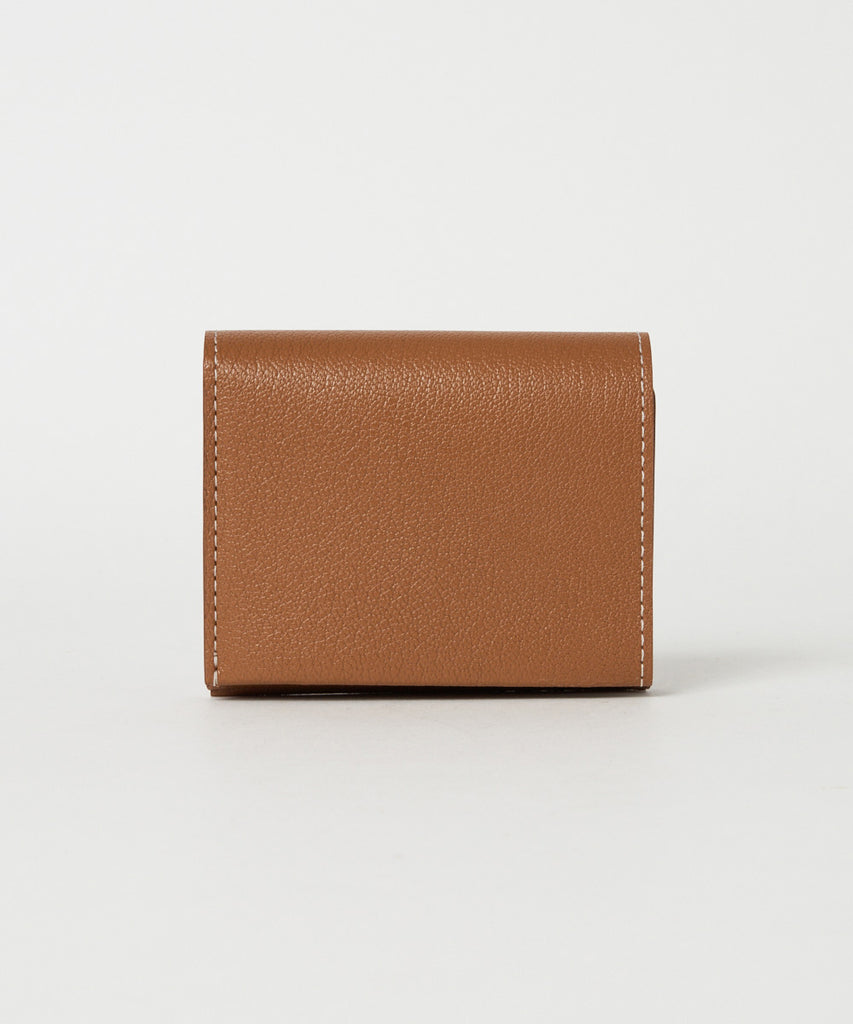 【再入荷】　Bifold Compact Wallet - Camel