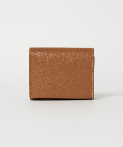 Bifold Compact Wallet  -  Camel